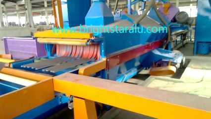 Aluminum profile shot blasting machine