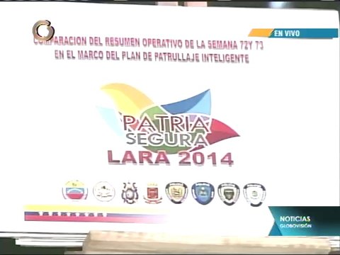 Aseguran que Plan Patria Segura ha reducido índices delictivos en Lara