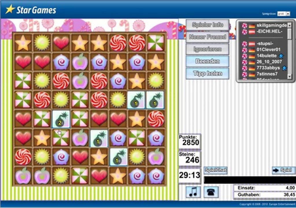 Sugar online spielen - Skill7