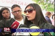 Magaly Solier exhortó a los ciudadanos denunciar cualquier tipo de acoso sexual