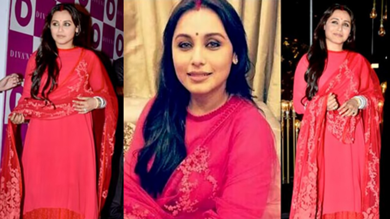 Rani Mukherjee First Look After Marriage