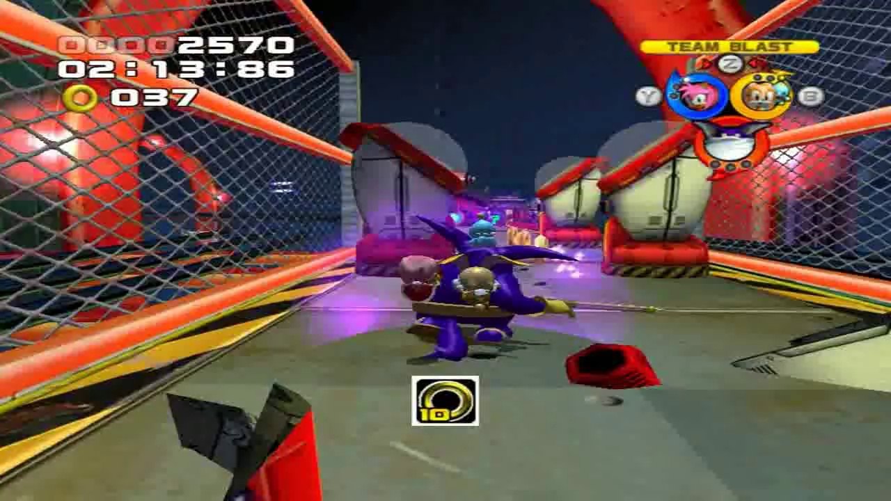 Sonic Heroes - Team Rose - Étape 08 : Bullet Station