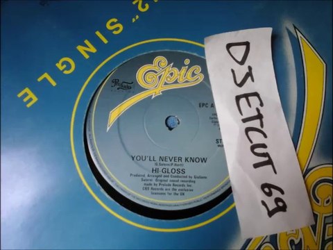 HI-GLOSS -YOU'LL NEVER KNOW (RIP ETCUT)EPIC REC 81