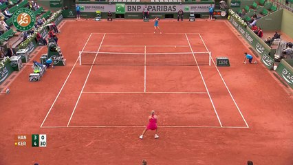 A. Kerber v. D. Hantuchova 2014 French Open Women_s R3 Highl