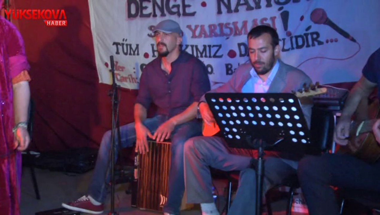 Şemdinli'de Ses Yarışmasına Yoğun İlgi.