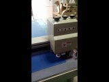 PVC corrugated flute board sample making guillotine machine