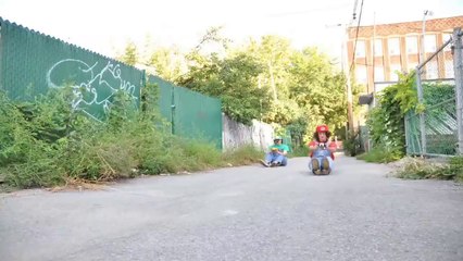 Mario Kart en vrai - Stop motion