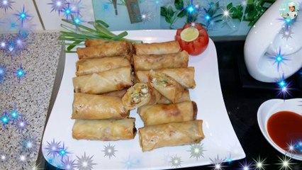 Spring Roll اسپرنگ رول / Cook With Saima