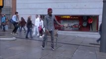 watch this guy beautiful dancer dancing in public place.