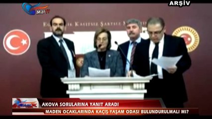 AKOVA SORULARINA YANIT ARADI