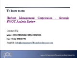Harbert Management Corporation - Strategic SWOT Analysis Review