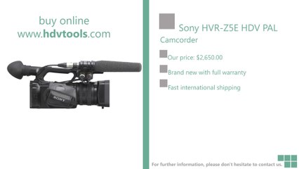 Sony HVR-Z5E Price $2650 Brand New with Warranty