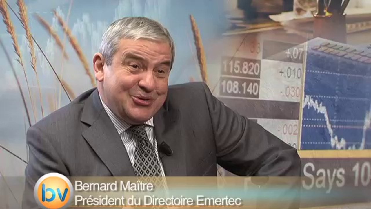 Interview Bernard Maitre Président du Directoire Emertec
