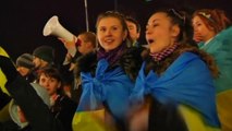 Competing rallies in Kharkiv end peacefully, despite high tensions