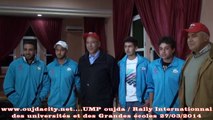 Mr Abdelaziz Sadoc président de l'université Mohammed premier préside le ralley reduge a Oujda
