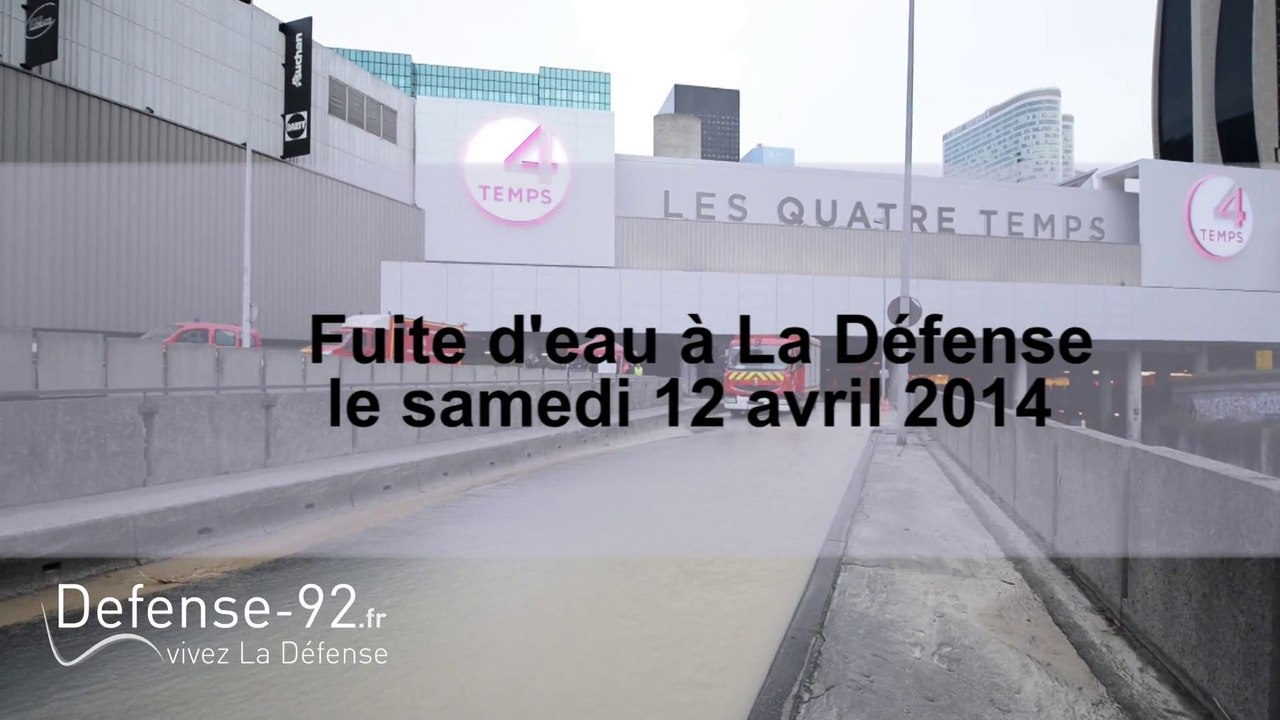Inondation à La Défense