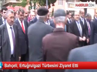 Bahçeli, Ertuğrulgazi Türbesini Ziyaret Etti
