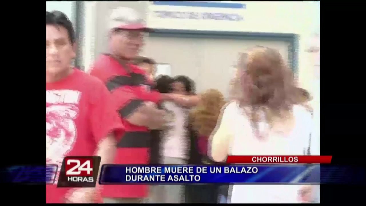 Chorrillos: hombre muere de un balazo durante asalto a cambista