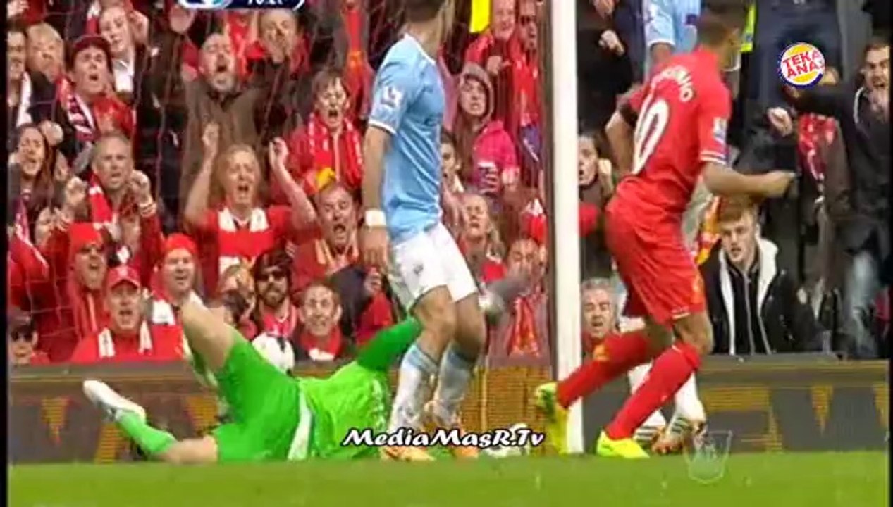 هدف ليفربول الثالث في مانشستر سيتي - كوتينيو - تعليق احمد الطيب - 13/4/2014
