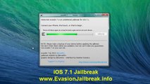 Jailbreak Untethered iOS 7.1 officielles Evasi0n iPhone iPod Touch iPad