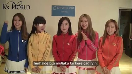 [K-World Magazine] Crayon Pop message for Turkish fans