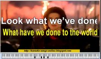 Karaoke song online-Earth song Michael  Jackson instrumental version with lirycs on the screen