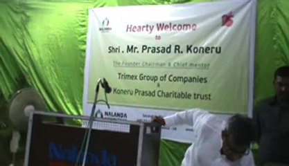 Koneru Prasad Speach at Nalanda School - Part 1