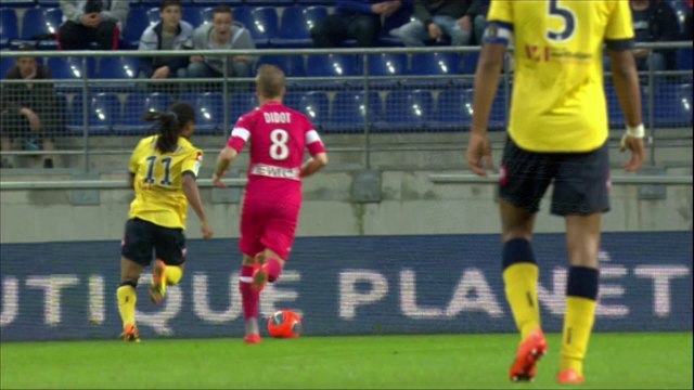 But Jordan AYEW (15ème) - FC Sochaux-Montbéliard - Toulouse FC - (2-0) - 12/04/14 - (FCSM-TFC)