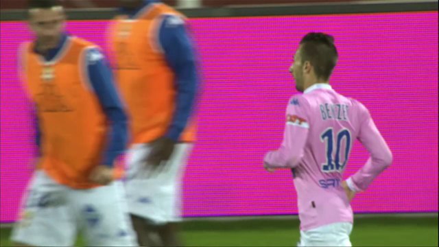 But Nicolas BENEZET (35ème) - Evian TG FC - SC Bastia - (2-1) - 12/04/14 - (ETG-SCB)