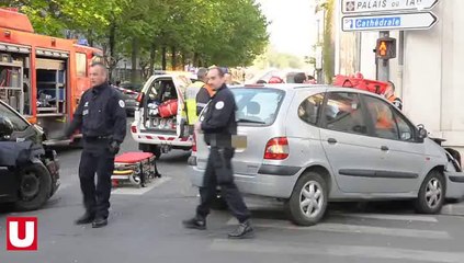 Une piétonne a été fauchée par une voiture
