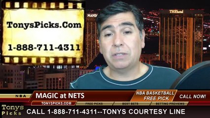 Brooklyn Nets vs. Orlando Magic Pick Prediction NBA Pro Basketball Odds Preview 4-13-2014