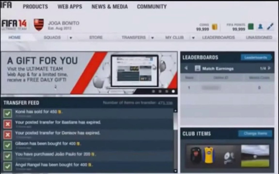 FIFA 14 Ultimate Team FREE COINS GENERATOR KOSTENLOS MÜNZEN