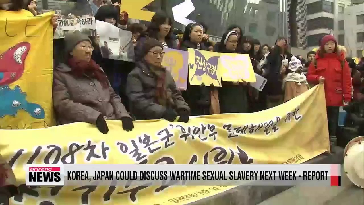 Korea, Japan could discuss wartime sexual slavery next week - report