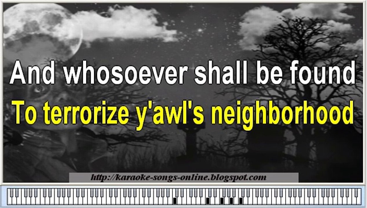 Karaoke songs online | Michael Jackson | Thriller instrumental version