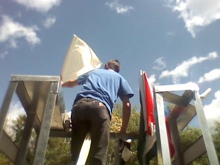 inside my flag stand