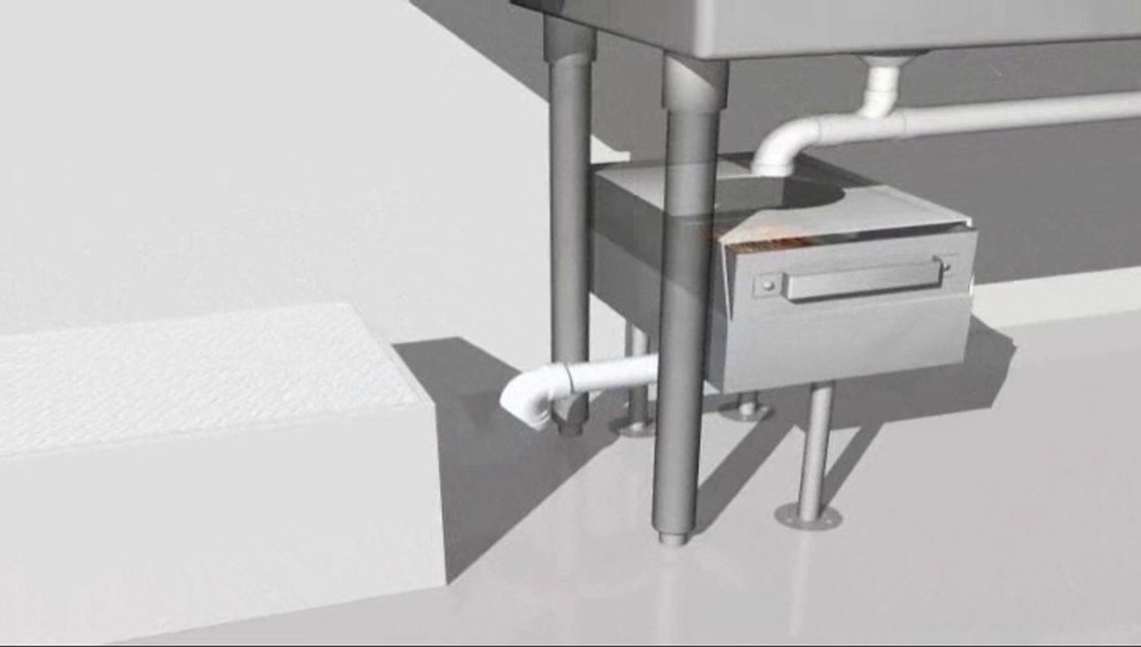 The Drain Strainer - Protects Grease Traps and 3 Compartment Sinks