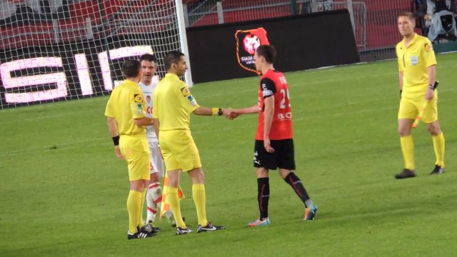 12/04/14 : SRFC-ASM : après le coup de sifflet final