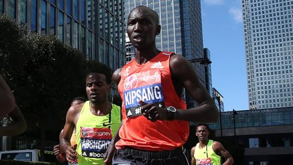 Smiling Kipsang takes London Marathon in stride