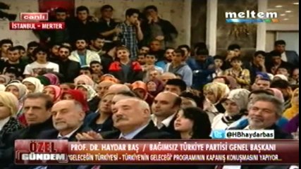 Meltem Tv Özel Gündem 12,04,2014 Prof. Dr. Haydar Baş