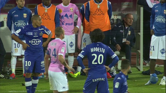 Evian TG FC - SC Bastia (2-1) - 12/04/14 - (ETG-SCB) - Résumé