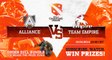 Team Empire vs The Alliance Game 1 - Dota 2 Champions League Playoffs - Tobi Wan & Luminous