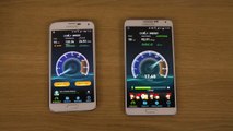 Samsung Galaxy S5 vs. Samsung Galaxy Note 3 - Internet Speed Test