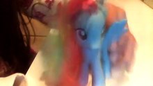 aviso de fluttershy y rainbow dash.
