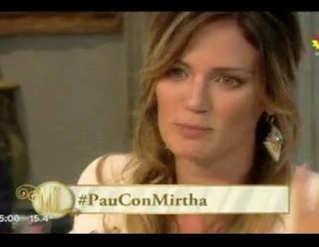 Paula en Almorzando con Mirtha Legrand 4 (Oli dice mamá y Papá mudo...Oli muere de amor por el papá) - 13 de Abril