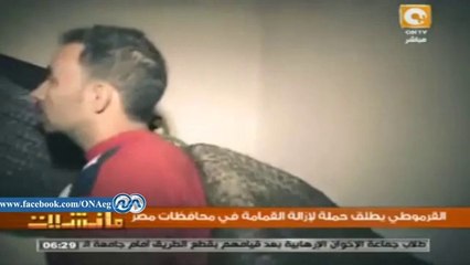 جابر القرموطي يبدأ حملة إزالة القمامة في محافظات مصر