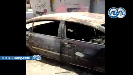 منسق "مصر بلدى"  يتهم الإخوان بإشعال النيران بمكتبه وسيارته بالمنوفية