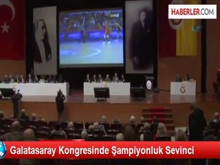 Galatasaray Kongresinde Şampiyonluk Sevinci