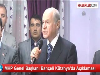 MHP Genel Başkanı Bahçeli Kütahya'da Açıklaması