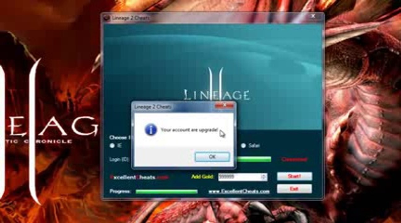 Lineage 2 Hack - Gold [February 2014] [PROOF] [MMO]