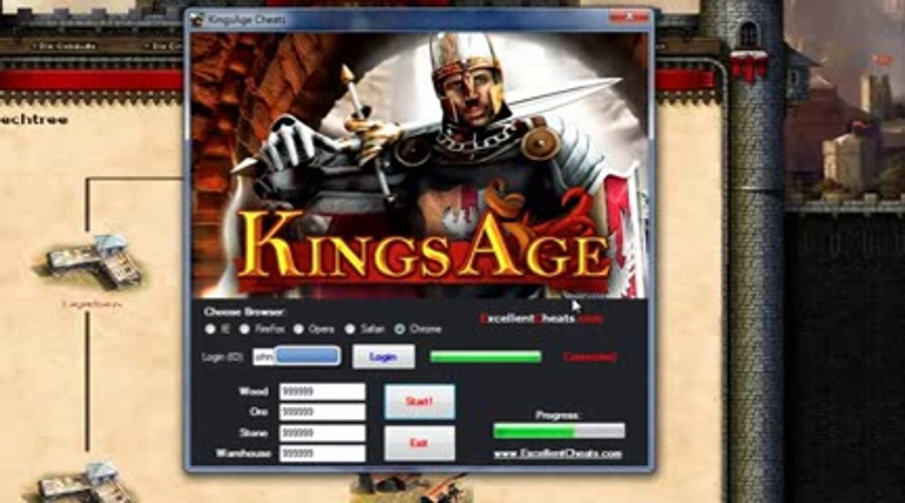KingsAge Hack - Wood_ Ore_ Stone_ Warehouse [April 2014] [PROOF] [MMO]